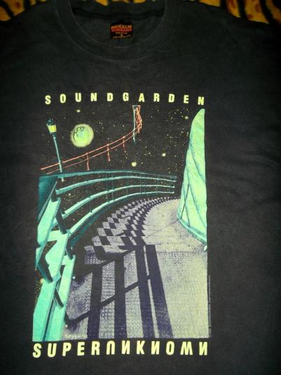 SOUNDGARDEN Superunknown 1994 Glow in the dark T-shirt