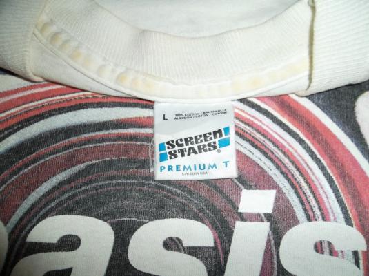 OASIS 1994 GLASTONBURY PROMO TOUR CONCERT T-SHIRT | Defunkd