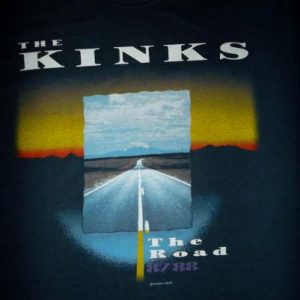 THE KINKS 'THE ROAD' 1987-88 PROMO TOUR CONCERT T-SHIRT