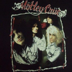 VINTAGE 1989 MOTLEY CRUE "DR FEELGOOD" USA TOUR T SHIRT