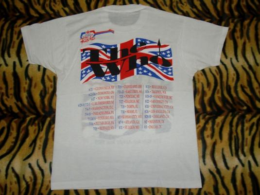 vintage 1989 The Who The Kids Are Alright Tour Local Crew Shirt