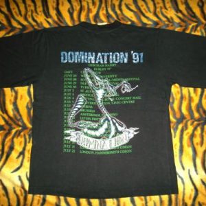 DEBORAH HARRY 1991 DOMINATION U.K TOUR T-SHIRT BLONDIE
