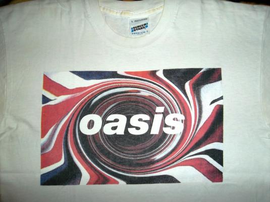 OASIS 1994 GLASTONBURY PROMO TOUR CONCERT T-SHIRT | Defunkd
