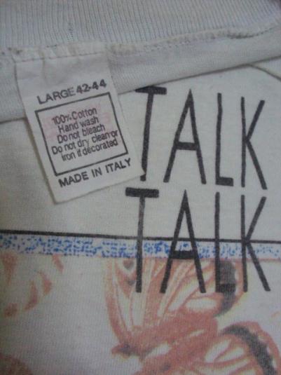 VINTAGE 1986 ENGLISH NEW WAVE TALK TALK T-SHIRT