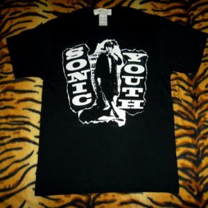 SONIC YOUTH DEADSTOCK 1990s PROMO TOUR CONCERT T-SHIRT
