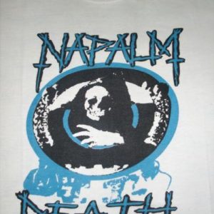 VINTAGE RARE NAPALM DEATH 80'S T-SHIRT