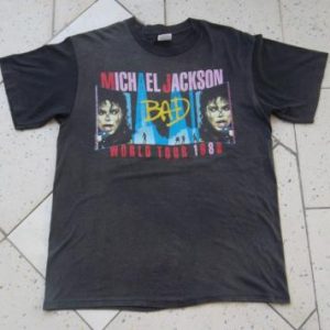 Vintage Michael Jackson Bad Tour 1988 T-shirt
