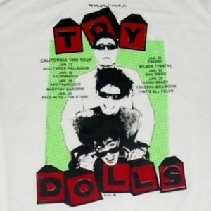 TOY DOLLS ERROR PRINT 1986 DEAD STOCKT-SHIRT