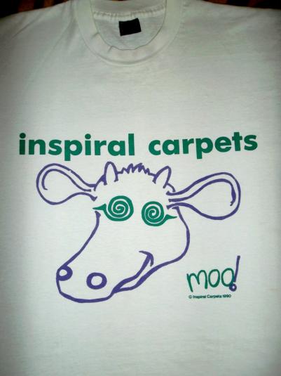 Inspiral Carpets Tシャツ 1990年製 VINTAGE 1990 INSPIRAL CARPETS BRITPOP MADCHESTER ROCK CONCERT TOUR