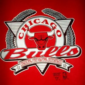 Vintage 1980s Chicago Bulls NBA Basketball Fans T-shirt