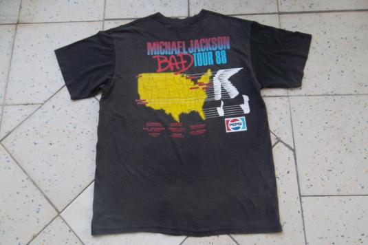 Vintage Michael Jackson Bad Tour 1988 T-shirt | Defunkd