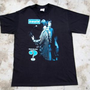 VINTAGE OASIS 1995 1990s WHAT'S THE STORY TOUR T-SHIRT