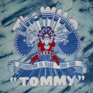 The Who 1989 'Tommy'Celebrating 25 Years T-shirt Large