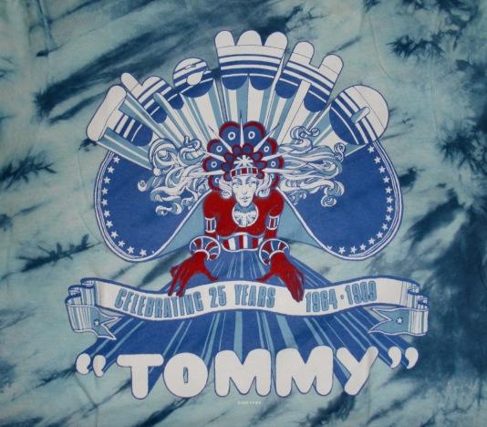 The Who 1989 ‘Tommy’Celebrating 25 Years T-shirt Large