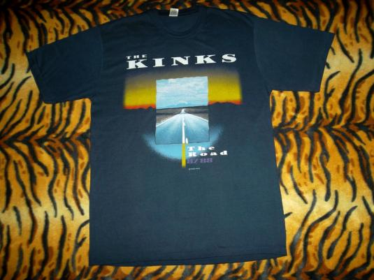 THE KINKS ‘THE ROAD’ 1987-88 PROMO TOUR CONCERT T-SHIRT