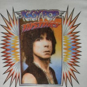 VINTAGE 1988 IGGY POP INSTINCT PROMO T-SHIRT