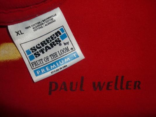 Paul Weller Early 90’s 3D Red T-shirt