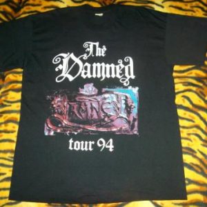 VINTAGE THE DAMNED 1994 UK TOUR T-SHIRT
