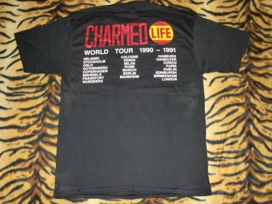 VINTAGE BILLY IDOL UNWORN 1990 CHARMED LIFE TOUR T-SHIRT