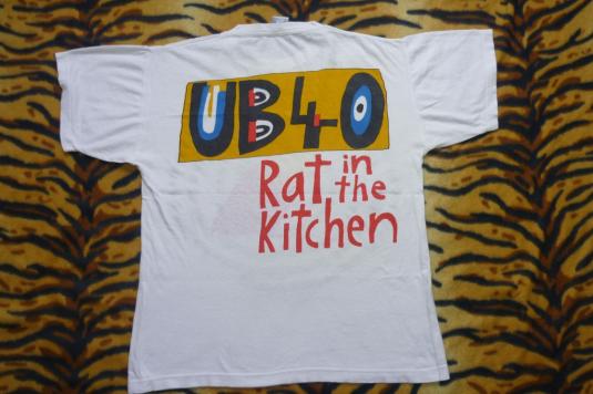 UB40 1986 RAT IN THE KITCHEN PROMO T-SHIRT