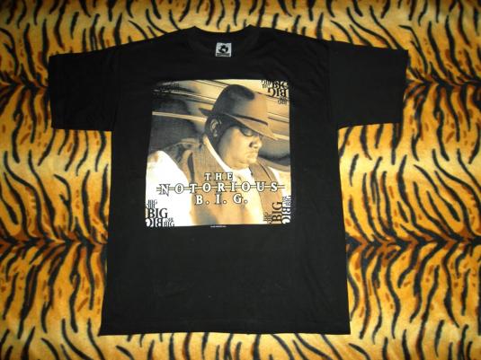 VINTAGE NOTORIOUS BIG 1997 PROMO TRIBUTE T-SHIRT RARE