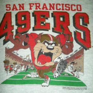 Vintage Looney Tunes Tazmania San Francisco 49ERS T-shirt