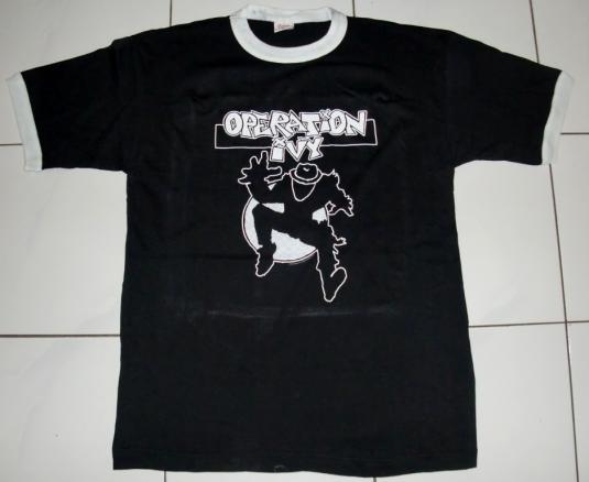 VINTAGE 1989 OPERATION IVY LOOKOUT RECORDS T-SHIRT