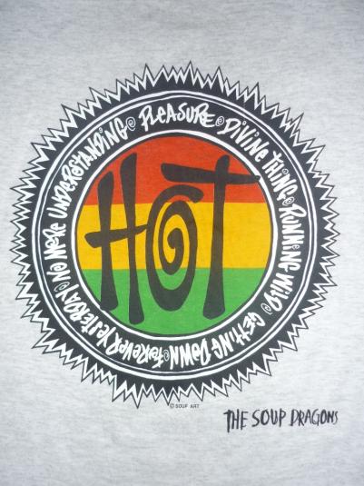 SOUP DRAGONS 1991 HOTWIRED PROMO ALBUM T-SHIRT
