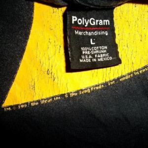 WU TANG 1992 Polygram Hip Hop Rap T-shirt