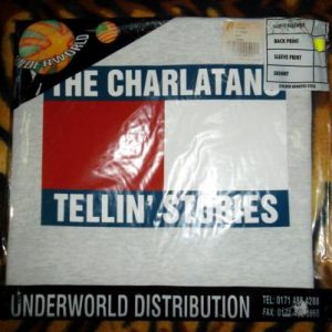 VINTAGE THE CHARLATANS 1990s 1997 TELLIN' STORIES T-SHIRT