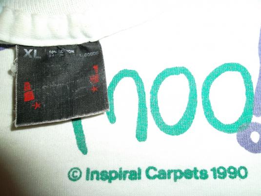 INSPIRAL CARPETS 1990 MOO PROMO ALBUM T-SHIRT