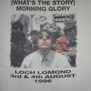 OASIS 1996 LOCH LOMOND CONCERT T-SHIRT