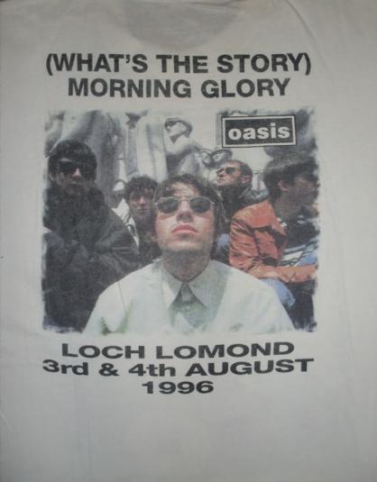 OASIS 1996 LOCH LOMOND CONCERT T-SHIRT