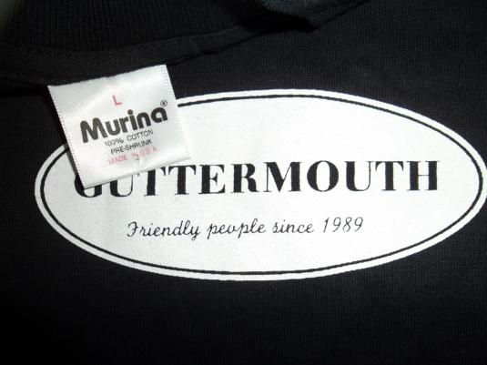 VINTAGE GUTTERMOUTH 1990s PROMO T-SHIRT