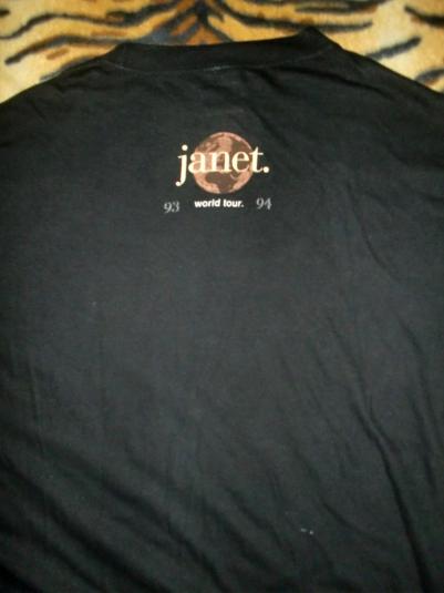 JANET JACKSON 1993 WORLD TOUR T-SHIRT