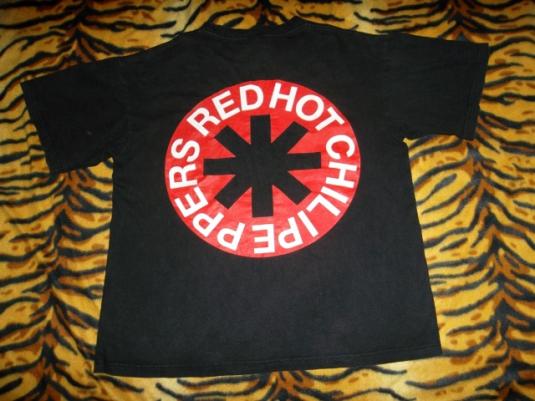 VINTAGE RED HOT CHILI PEPPERS 1990 RHCP PROMO T-SHIRT