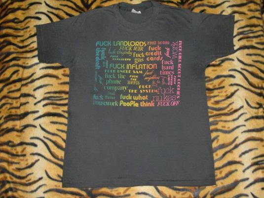 VINTAGE FUCK EVERYTHING T-SHIRT