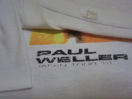 VINTAGE PAUL WELLER 1991 DEBUT TOUR T SHIRT