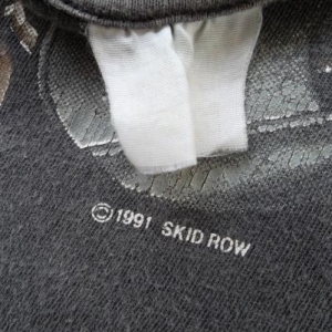 Vintage Skid Row 1991 Promo Tour T-shirt