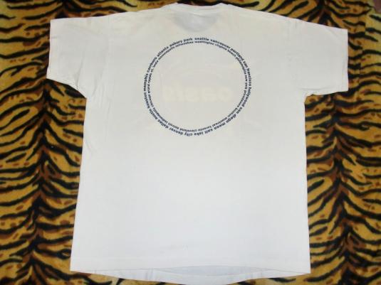 OASIS DEMO TAPE LOGO 1994 AMERICAN TOUR T-SHIRT | Defunkd