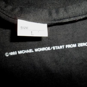 MICHAEL MONROE RARE JAPAN TOUR CONCERT 1992 HANOI ROCKS