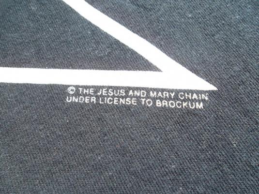 VINTAGE THE JESUS AND MARY CHAIN 1989 TOUR T-SHIRT