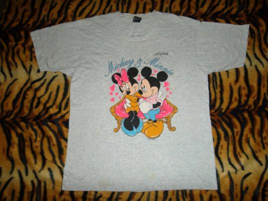 Mickey & Minnie Mouse 80s Disney 50/50 T-shirt
