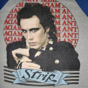 ADAM ANT STRIP TOUR 1984 JERSEY T-SHIRT