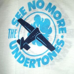 VINTAGE THE UNDERTONES 1980 SEE NO MORE T-SHIRT