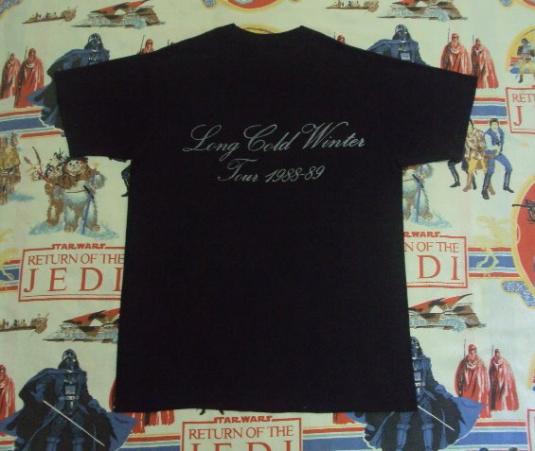 Vintage 1988-89 CINDERELLA Long cold winter Tour T-Shirt