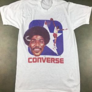 Vintage 70s 80s Julius Erving Converse Basketball T-Shirt