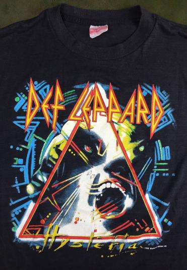Vintage 1987-88 Def Leppard Hysteria Tour Concert T-Shirt