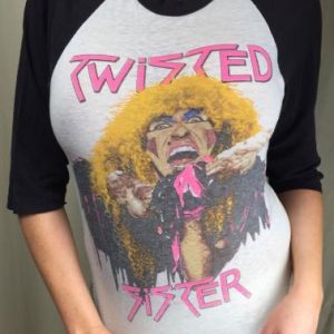 Vintage 1984 Twisted Sister Stay Hungry Tour Concert T-Shirt