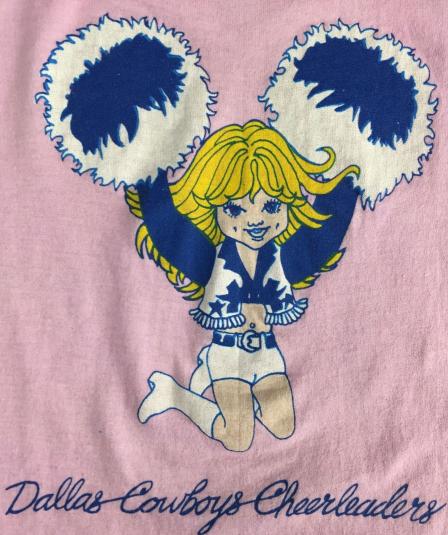 Vintage 70s 80s Dallas Cowboys Cheerleaders Football T-Shirt